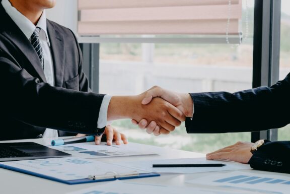 Businessmen Shaking Hands