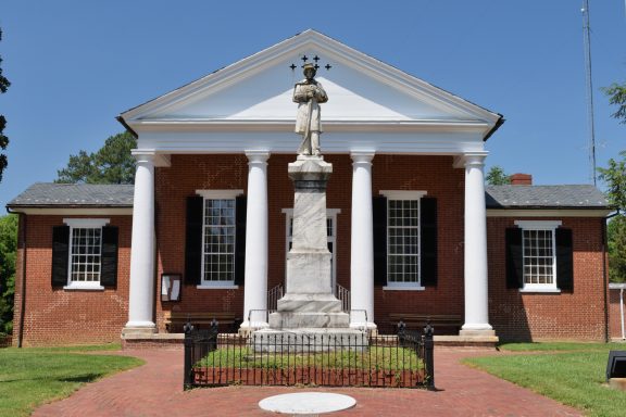 Attorney Ben Spence can frequently be found in the courthouse in Nottoway County, Virginia